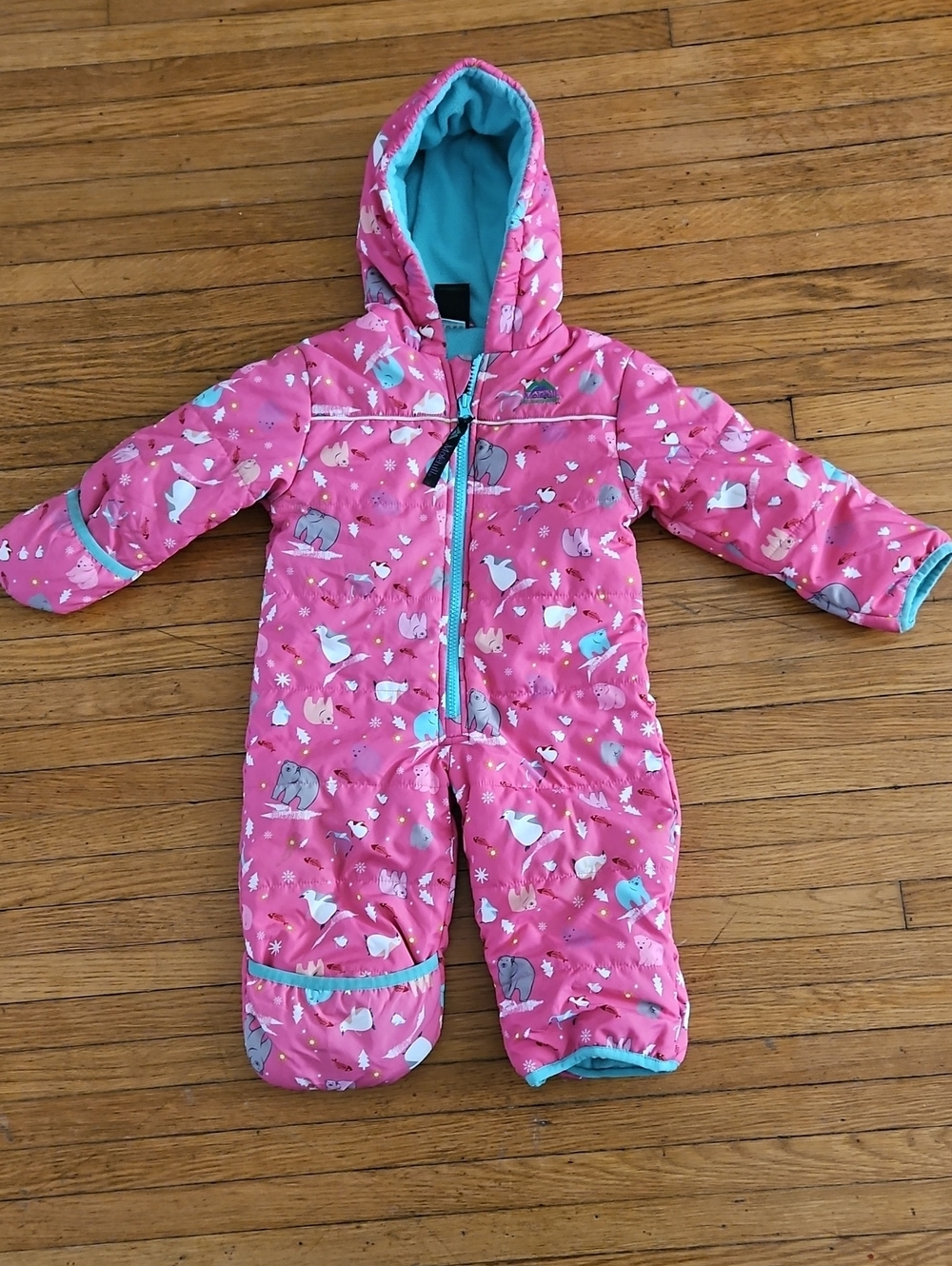Molehill Kids Pink Snowsuit / Baby Suit Bunting